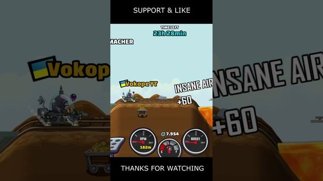 ⚠️ NEW Community Showcase ⚠️ (Intense Mines PT1) - Hill Climb Racing 2 #shorts #hcr2