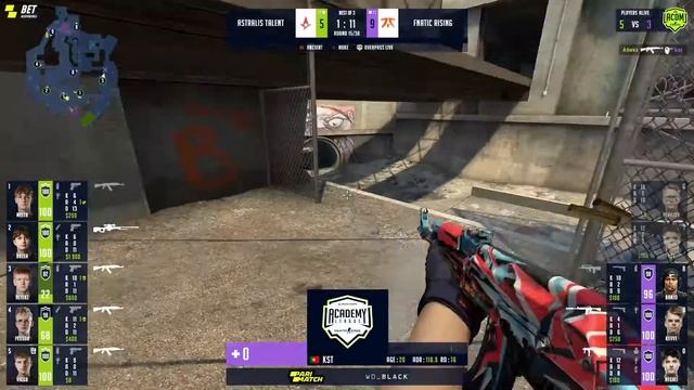 COUNTER STRIKE | CS:GO | TOURNAMENT G3 | Astralis Talent vs Fnatic Rising | WePlay Academy League смотреть онлайн
