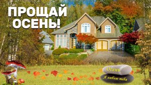 Прощай осень! Осень, Я люблю тебя!