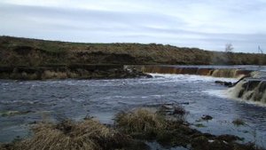 Водопад в Тосно. Звук воды, звук природы.