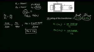 Transformer primary and secondary current calculation | Transformer solved problems