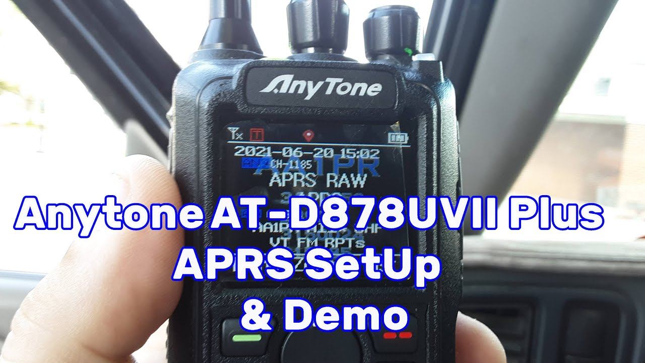 Anytone ATD878UVII Plus Analog and Digital APRS Setup and Demonstration смотреть онлайн