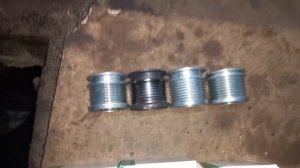 Замена обгонной муфты генератора, натяжителя и ремня на Mercedes-Benz W164