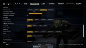 Squad / Настройки  графики _ I5 12400 / Карта 3060 _ 16 оперативы .