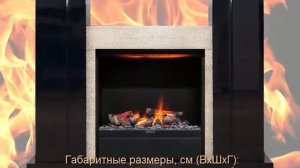Каминокомплект Rockwell (слоновая кость/черный лак) с очагом Albany от Dimplex
