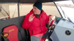 Аэролодка "Нерпа 341КБ". Обзор кабины аэролодки.