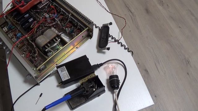 Радиотехника У-7101. Не срабатывает реле. Гул в динамиках смотреть онлайн