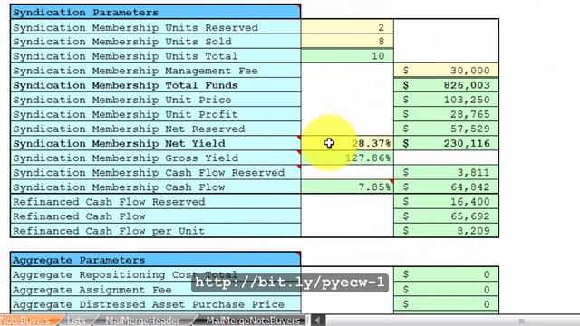 DistressedAssetAnalysis Spreadsheet Tutorial1