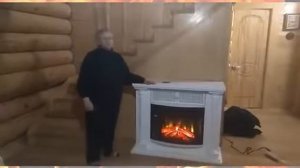 Отзыв на каминокомплект Lorans (белый дуб) с очагом FireField 25 S IR