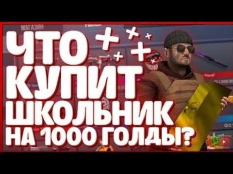 ЧТО КУПИТ ШКОЛЬНИК НА 1000 ГОЛДЫ? | КУПИЛ 10 СТИККЕР ПАКОВ | STANDOFF 2 смотреть онлайн