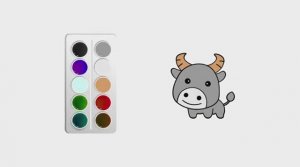 Как нарисовать буйвола — простое пошаговое руководство | РИСОВАНИЕ И РАСКРАСКА БУЙВОЛА