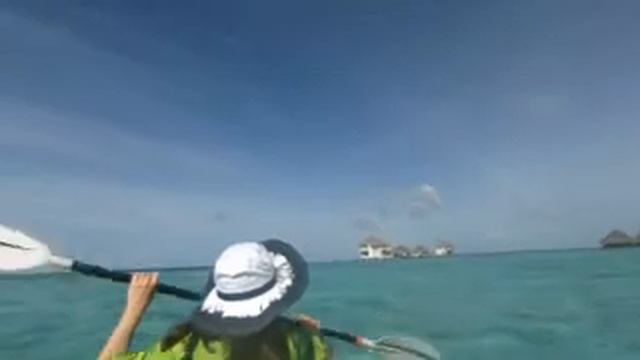 Мальдивы: остров Rannalhi на каноэ