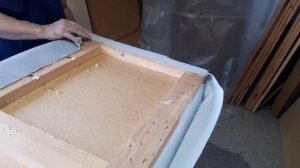 Перетяжка дивана Книжка! Примеряем и стреляем спинку! Оренбург, 89877920000 #перетяжкадивана