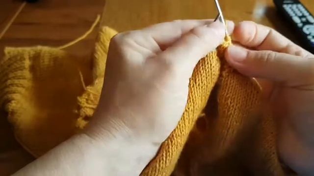 Джемпер из хлопка на весну.быстрый мк