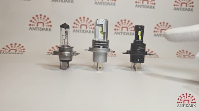 Новинка 2024 года от "Antidark"! Универсальные LED лампы H4, увеличенной мощности, 12-28вольт. смотреть онлайн