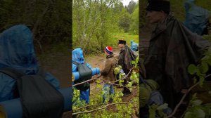 Великорецкий Крестный Ход Путину. "бесы-демоны украли мост".