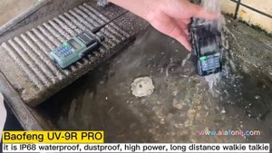 Newest Baofeng UV-9R PRO  V2 Waterproof Test