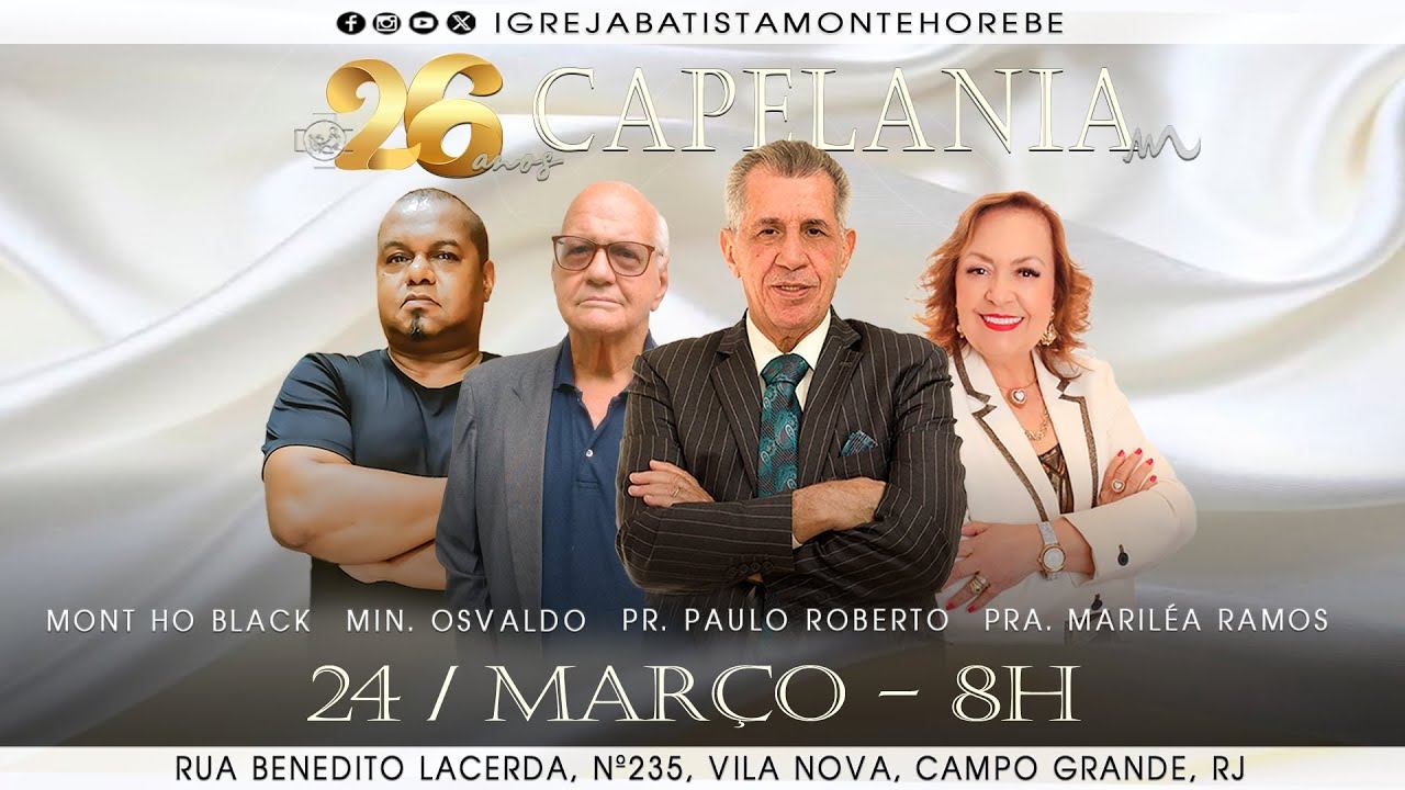 Culto Celebração| 26 Anos de Capelamia | Pra. Mariléa Ramos | 08h | 24/03/2024. смотреть онлайн