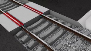 3D-Схема укладки и устройство железобетонного настила для ЖД переезда от ЗАО «КПМ-СЕРВИС»