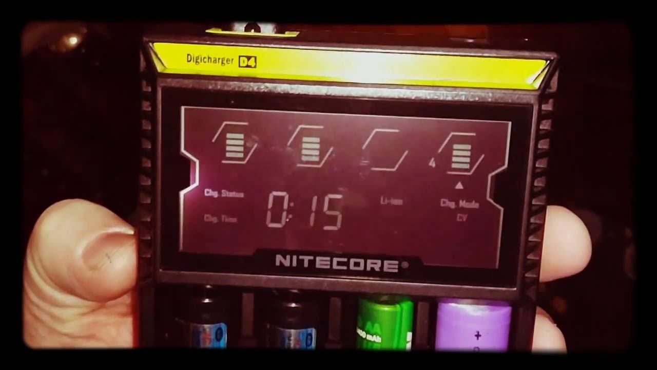 Nitecore Digicharger D4 смотреть онлайн