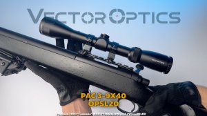 Полноценный обзор на VictOptics B3 3-9x40: комплектация и вид через прицел!
