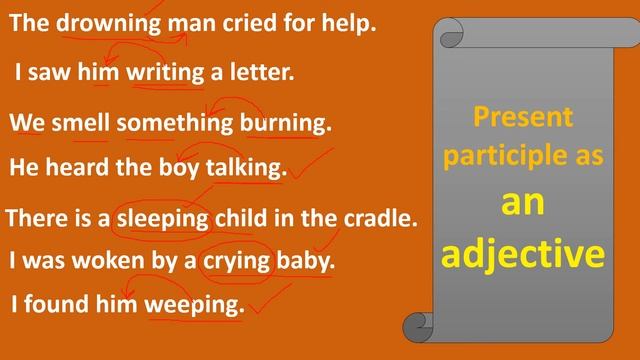 present participles; Gerund vs Present participle смотреть онлайн