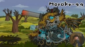 Kv-44M 2023 all versions evolution in tank cartoon.