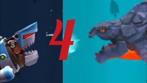 Hungry shark evolution #4- АКУЛА- РОБОТ И ОГНЕННАЯ АКУЛА