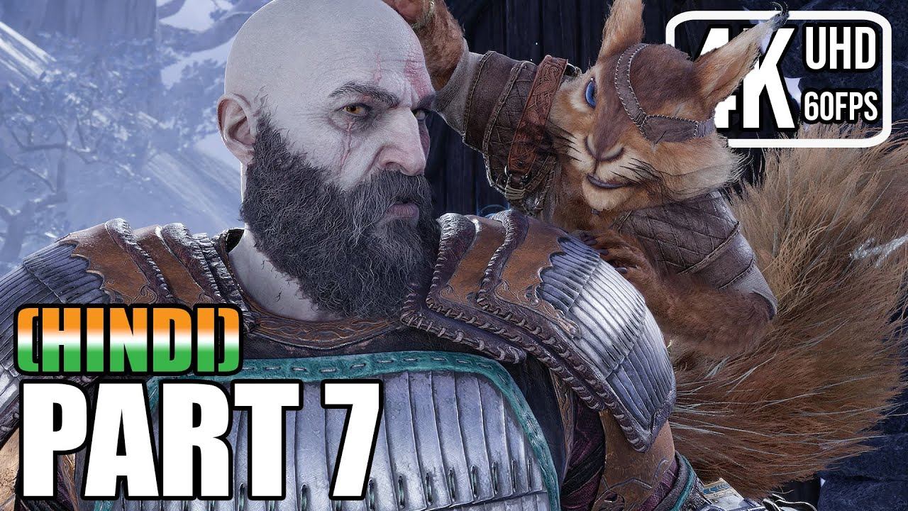 GOD OF WAR RAGNAROK PS5 -Hindi- Gameplay Walkthrough PART 7 - ALFHEIM смотреть онлайн