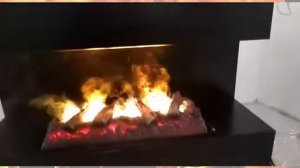 Каминокомплект Modern CST 630 (черный) с очагом 3D Cassette 630 от Real Flame