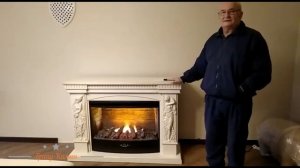 DIY Видео отзыв на электрический камин Firestar 33 от Real Flame с эффектом живого пламени Паровой