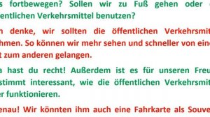 №8. Немецкий. Диалоги B1 для экзамена. Deutsch. Dialog b1 prüfung. Друг хочет посмотреть город