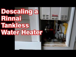 How to Descale Rinnai Tankless Water Heater