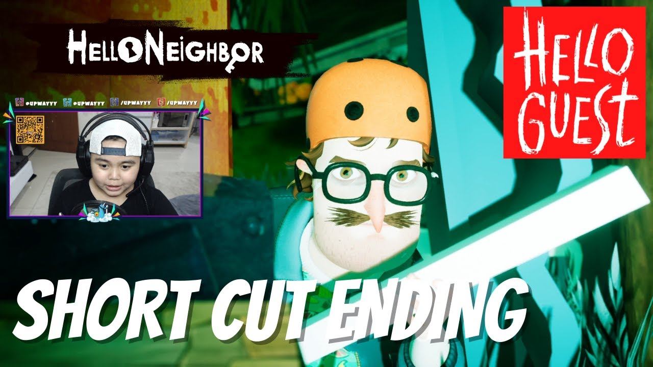 JALAN PINTAS SECRET ENDING QUENTIN | HELLO GUEST HELLO NEIGHBOR 2 PREALPHA GAMEPLAY