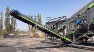 Мобильный сортировочный комплекс “Baho” c грохотом ГИС-43