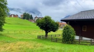 Венген, Швейцария 4K Самые красивые швейцарские деревни Рай на земле!...