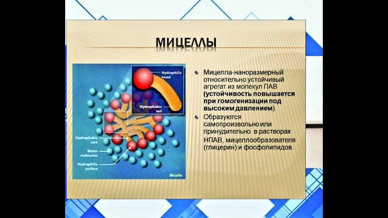 Micelline. У.У Ахсянов о мицеллах Micelline