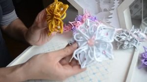МК НОВОГОДНЯЯ снежинка из фоамирана