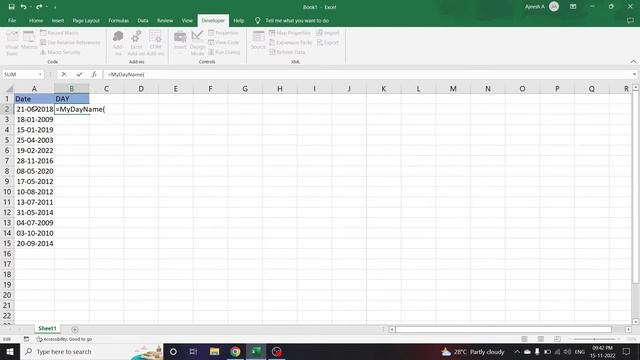 USER DEFINED FUNCTION In Excel | Custom Function | Create Function |Beginner | Excel VBA | Macros |