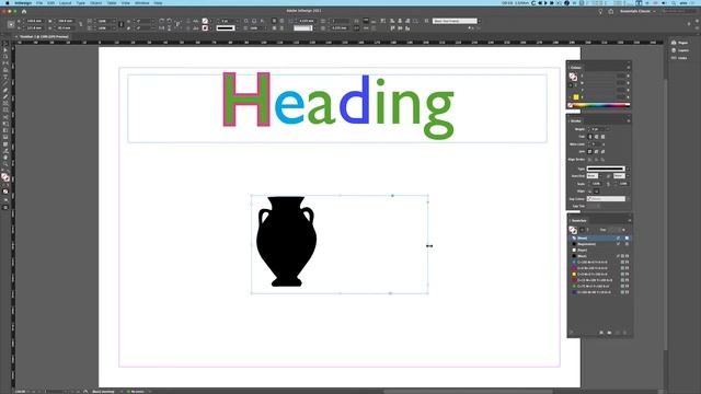 Change Text Colour in InDesign