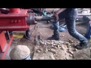 Пусконаладка пресса для производства топливного брикета