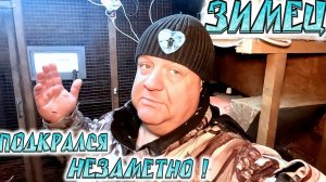 первый снег время доделать автопоилку для птицы