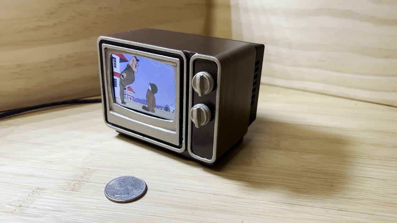 Tiny TV - With Volume Controls смотреть онлайн