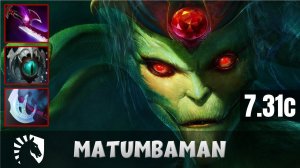 LIQUID.MATUMBAMAN MEDUSA BOTTOM LANE | TOURNAMENT LIQUID VS GG | DOTA 2 PATCH 7.31C PRO GAMEPLAY