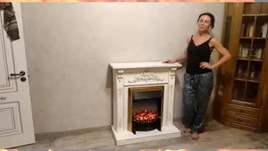 Отзыв на каминокомплект Anita (белый дуб с патиной) с очагом Fobos BR S от Real Flame