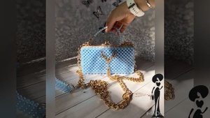 Видео обзор! Сумка Клатч из искусственного жемчуга. Подкладка . #творчество #сумка #ручная #клат