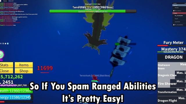 How To EASILY Kill The TERROR SHARK in ROBLOX BLOX FRUITS!! смотреть онлайн