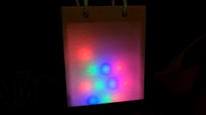 Фокус пакет с огоньками