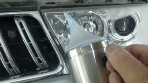 Город Братск. DENAUTO BRATSK. Полировка фар автомобиля Митсубиси Паджеро Спорт с нанесением керамики