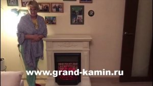 Купить камин Lilian (белый дуб) с очагом Majestic Lux. Видео отзыв от покупателя.